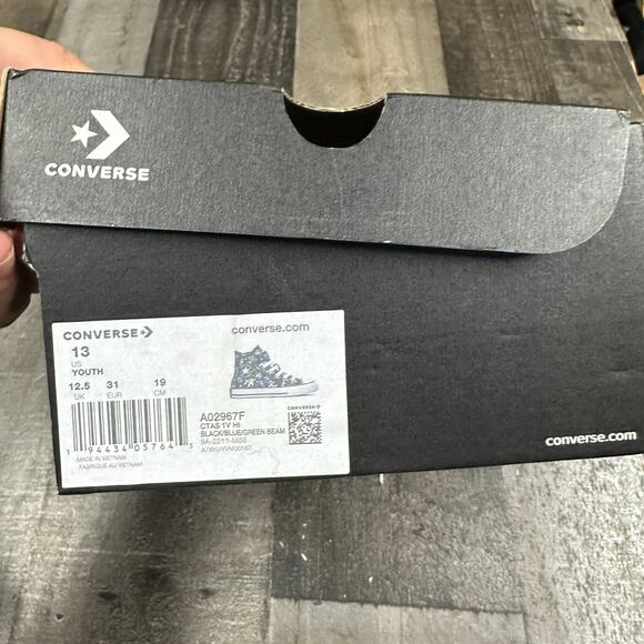 Converse Kids Size 13 A02967F Space Chuck Taylor Easy On Astronaut Galaxy - Picture 4 of 10